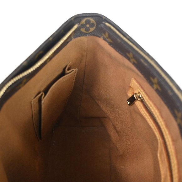 LOUIS VUITTON Cabas Piano Shoulder Bag Monogram Leather Brown M51148 39GA442 - Picture 10 of 16